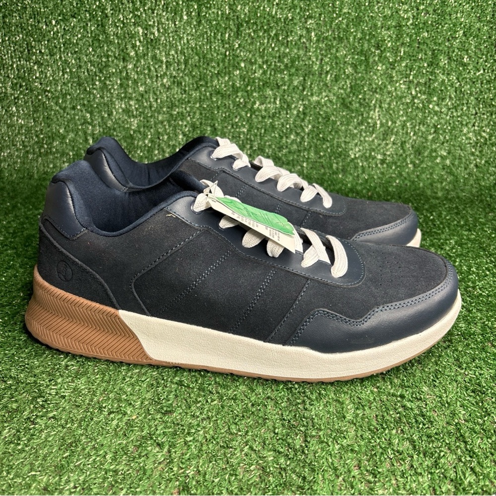 NEW - Lands' End Men's Errand Runner Leather Lace-Up Active Sneakers Size 12 D